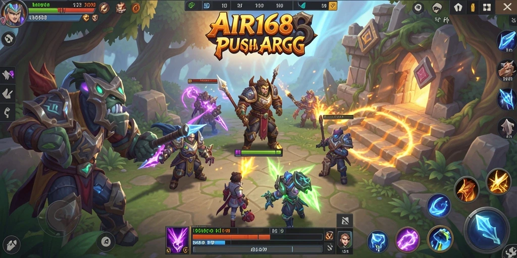 Tampilan gameplay AIR168 yang seru dan menantang dalam mode ARPG.