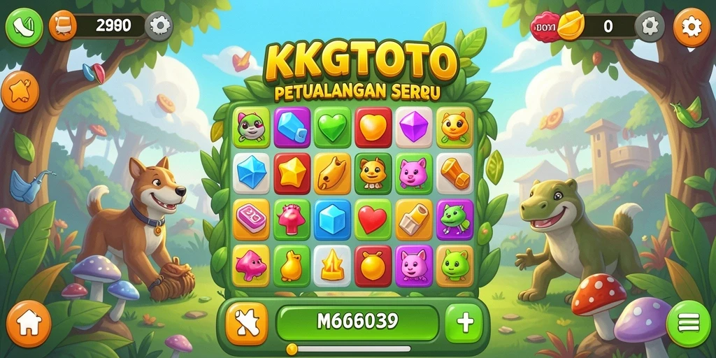 Tangkapan layar KPKTOTO menunjukkan sesi gameplay menarik dalam kategori Match-3.