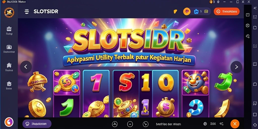 Tampilan antarmuka utama SLOTSIDR yang memudahkan navigasi.
